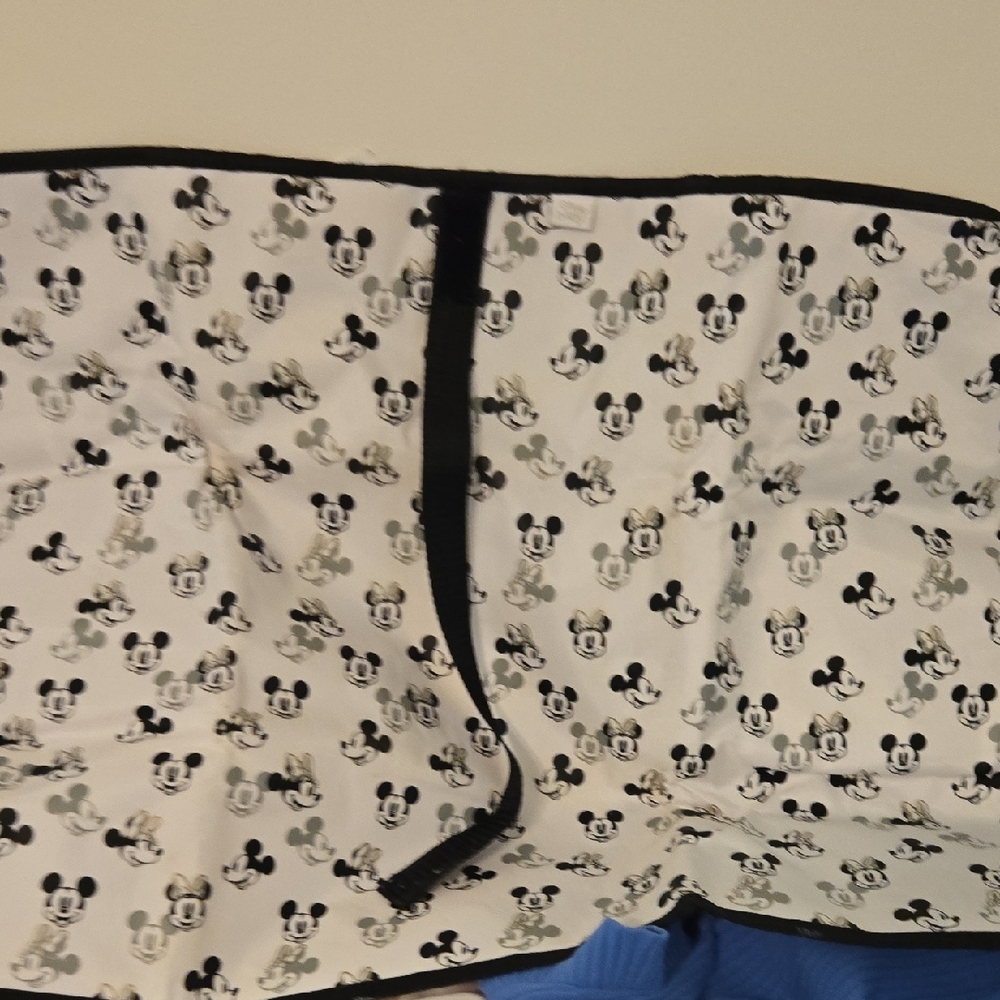 Disney Mickey Mouse Diaper Changing Pad - Black and White